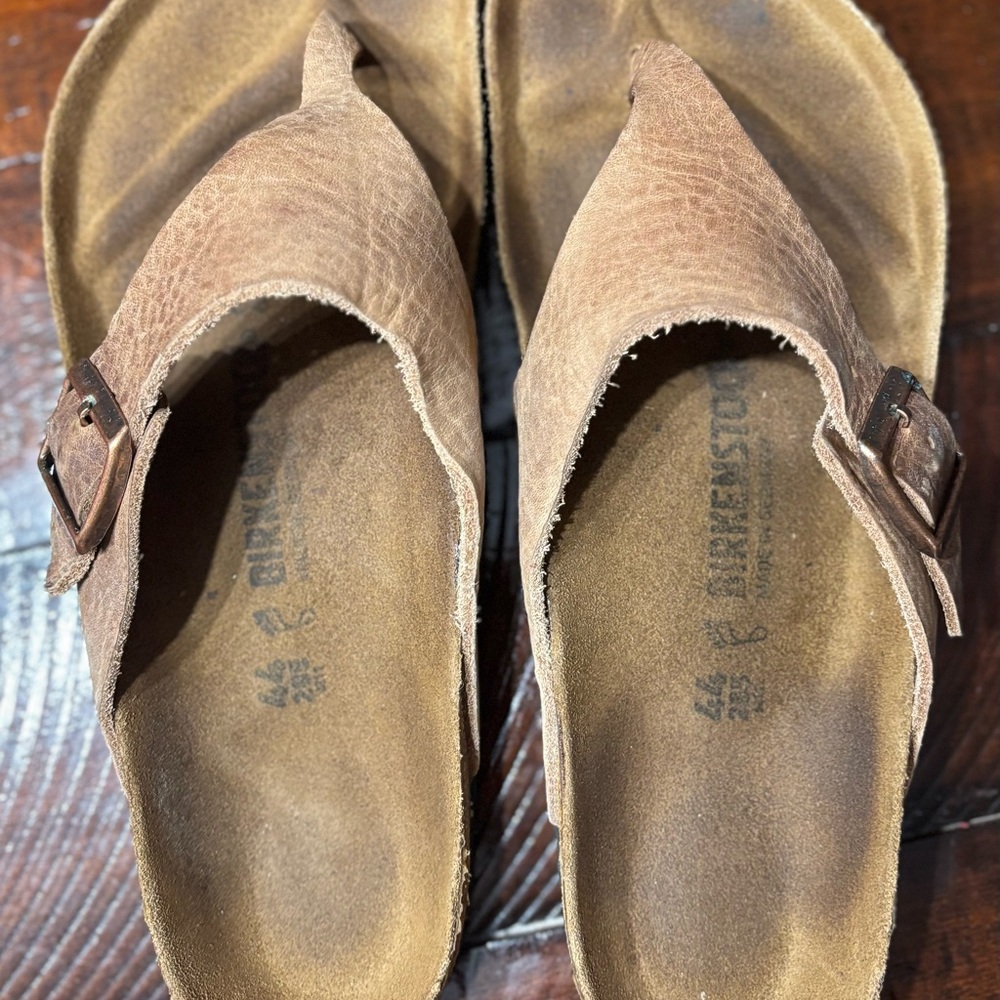 Birkenstock Boston Suede Clogs Men’s 11 EU 44 Cork Footbed